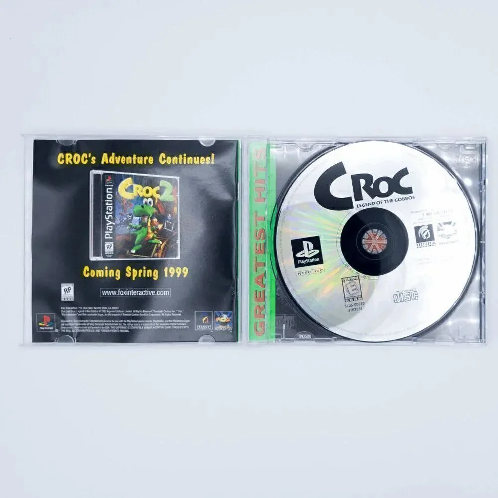Playstation 1 Croc: Legend of the Gobbos (Tested)